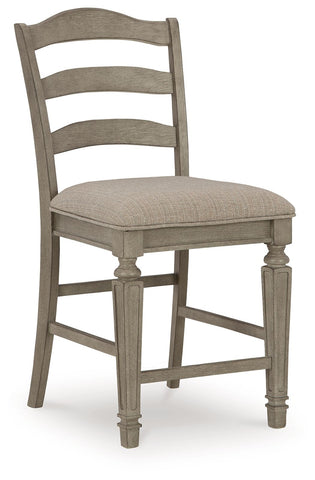 Lodenbay - Antique Gray - Upholstered Barstool (Set of 2) - Premium Stool Sets from Signature Design by Ashley® - Just $329.20! Shop now at brett interiors