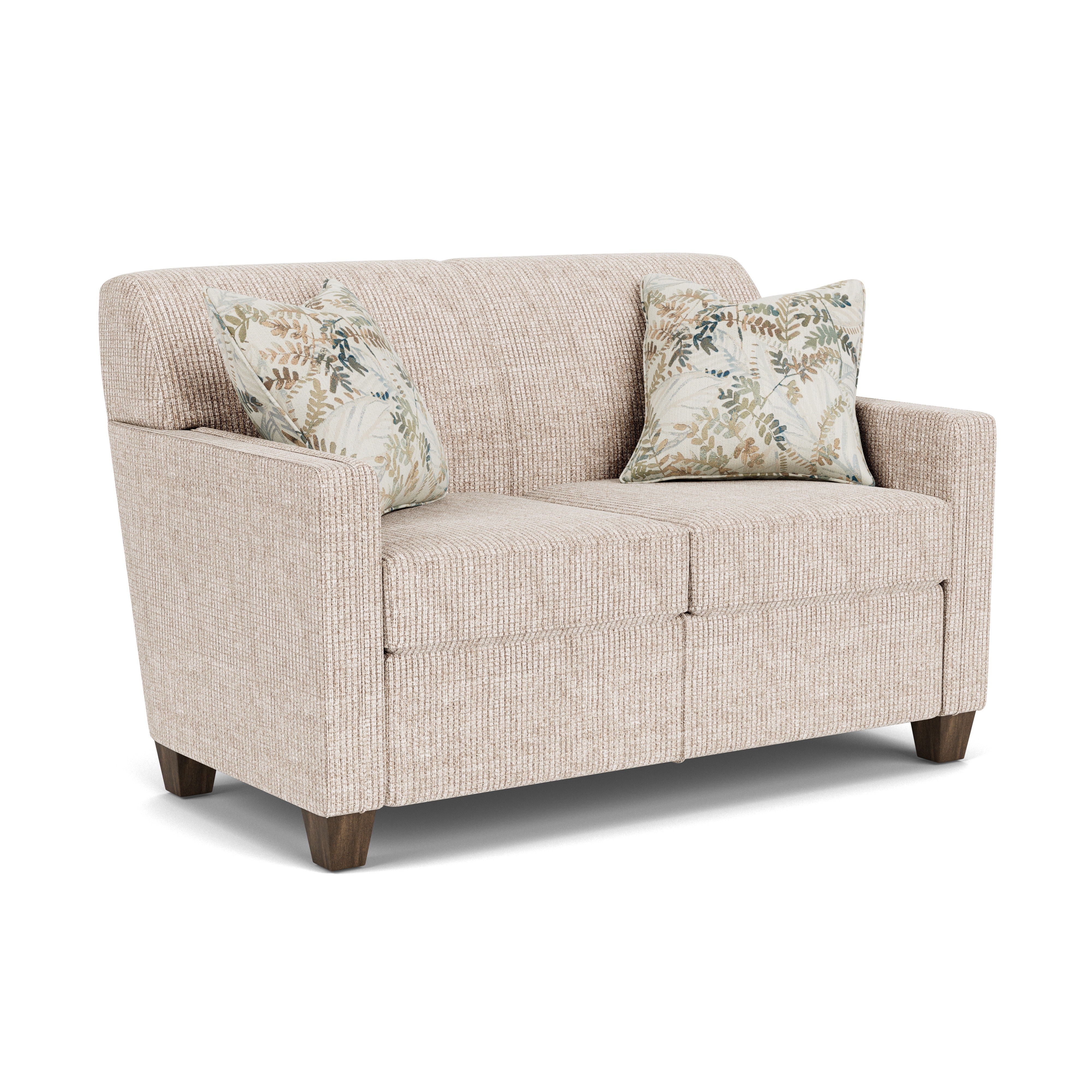 Nora - Loveseat - Gray - Premium Stationary Loveseats from Flexsteel - Just $1875! Shop now at brett interiors