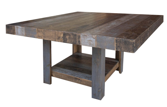 Loft Brown - 54” Square Table - Two Tone Gray / Brown - Premium Dining Tables from International Furniture Direct - Just $1175! Shop now at brett interiors