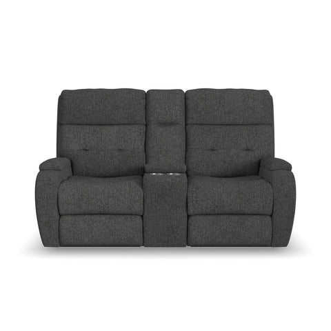 Strait - Power Reclining Loveseat - Premium Reclining Loveseats from Flexsteel - Just $3250! Shop now at brett interiors