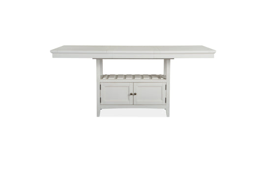 Heron Cove - Counter Table - Chalk White - Premium Counter Tables from Magnussen Furniture - Just $1548! Shop now at brett interiors