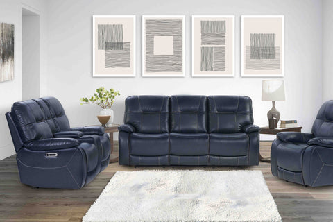 Axel - Power Reclining Sofa Loveseat And Recliner - Admiral - Premium 3 Piece Living Room Sets from Parker Living - Just $3942.50! Shop now at brett interiors