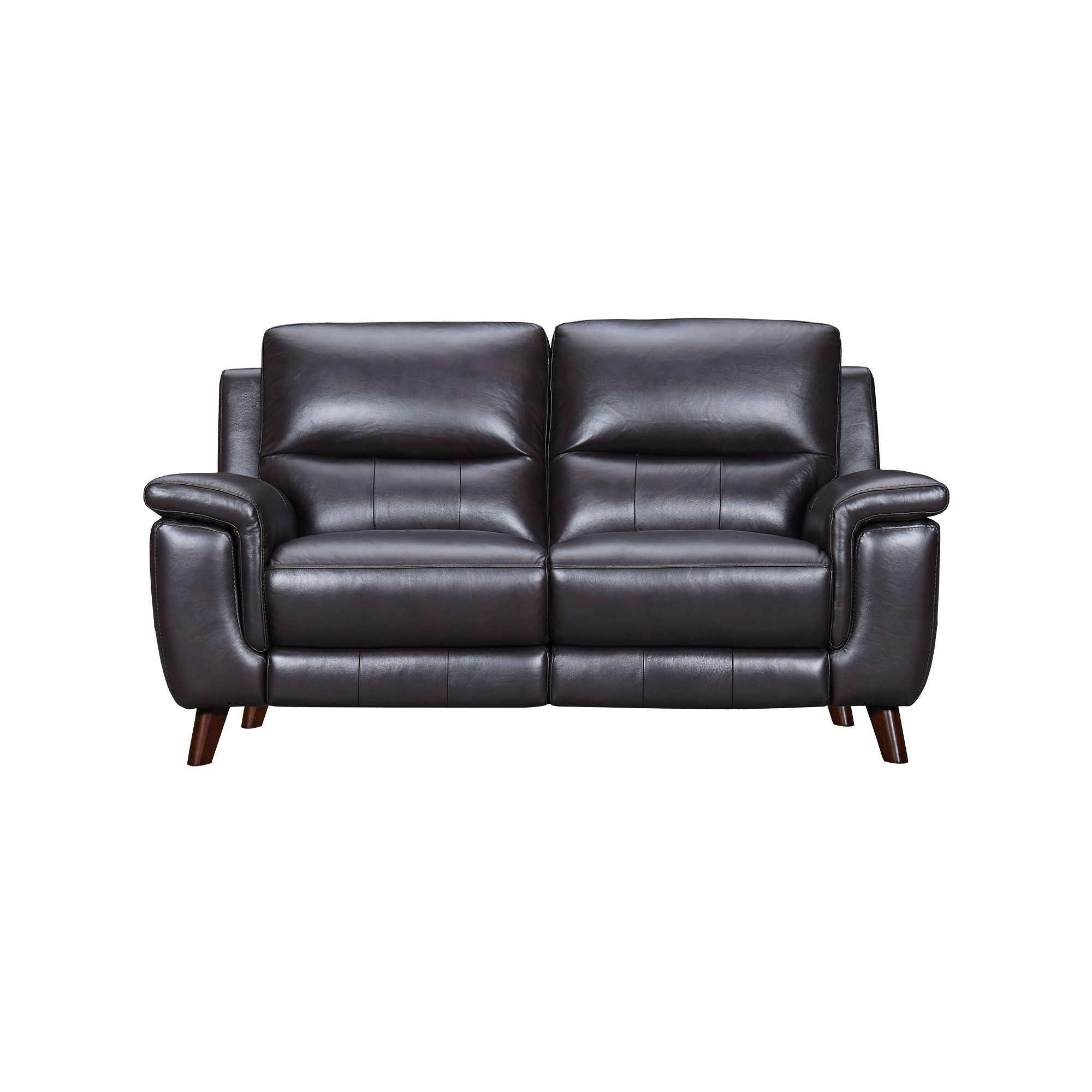 Lizette - Leather Power Recliner Loveseat With USB - Brown - Premium Reclining Loveseats from Armen Living - Just $3085! Shop now at brett interiors