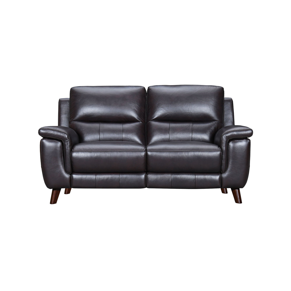 Lizette - Leather Power Recliner Loveseat With USB - Brown - Premium Reclining Loveseats from Armen Living - Just $3085! Shop now at brett interiors