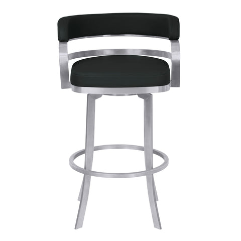 Prinz - Steel Bar Stool - Premium Counter Height (24"-27") from Armen Living - Just $450! Shop now at brett interiors