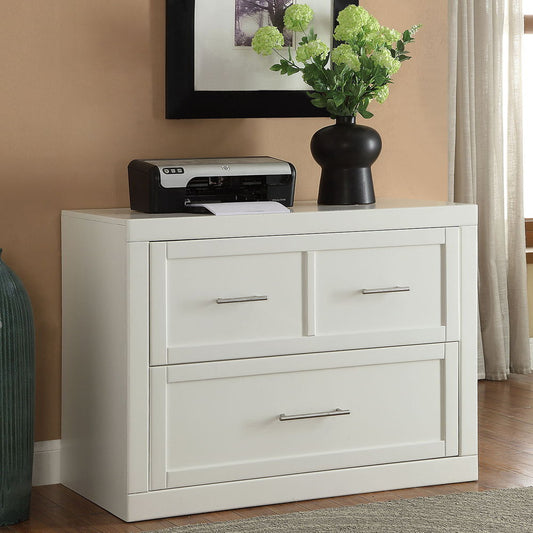 Catalina - Lateral File - Cottage White - Premium Filing Cabinets from Parker House - Just $800! Shop now at brett interiors