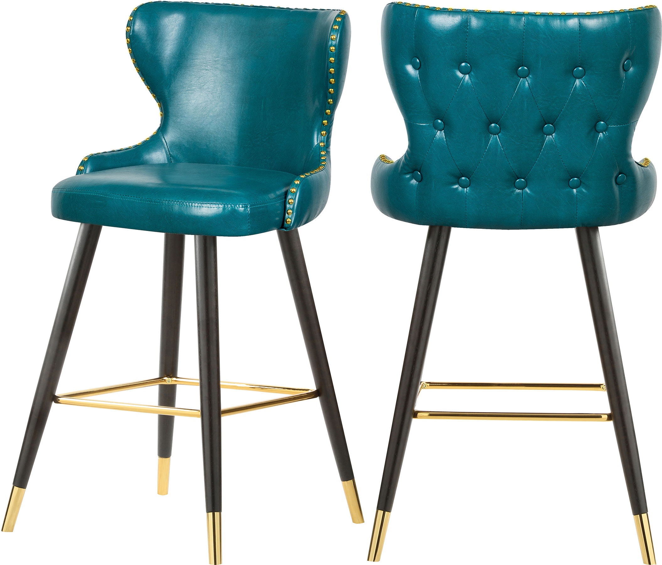 Hendrix - Counter Bar Stool (Set of 2) - Premium Stool Sets from Meridian Furniture - Just $675! Shop now at brett interiors