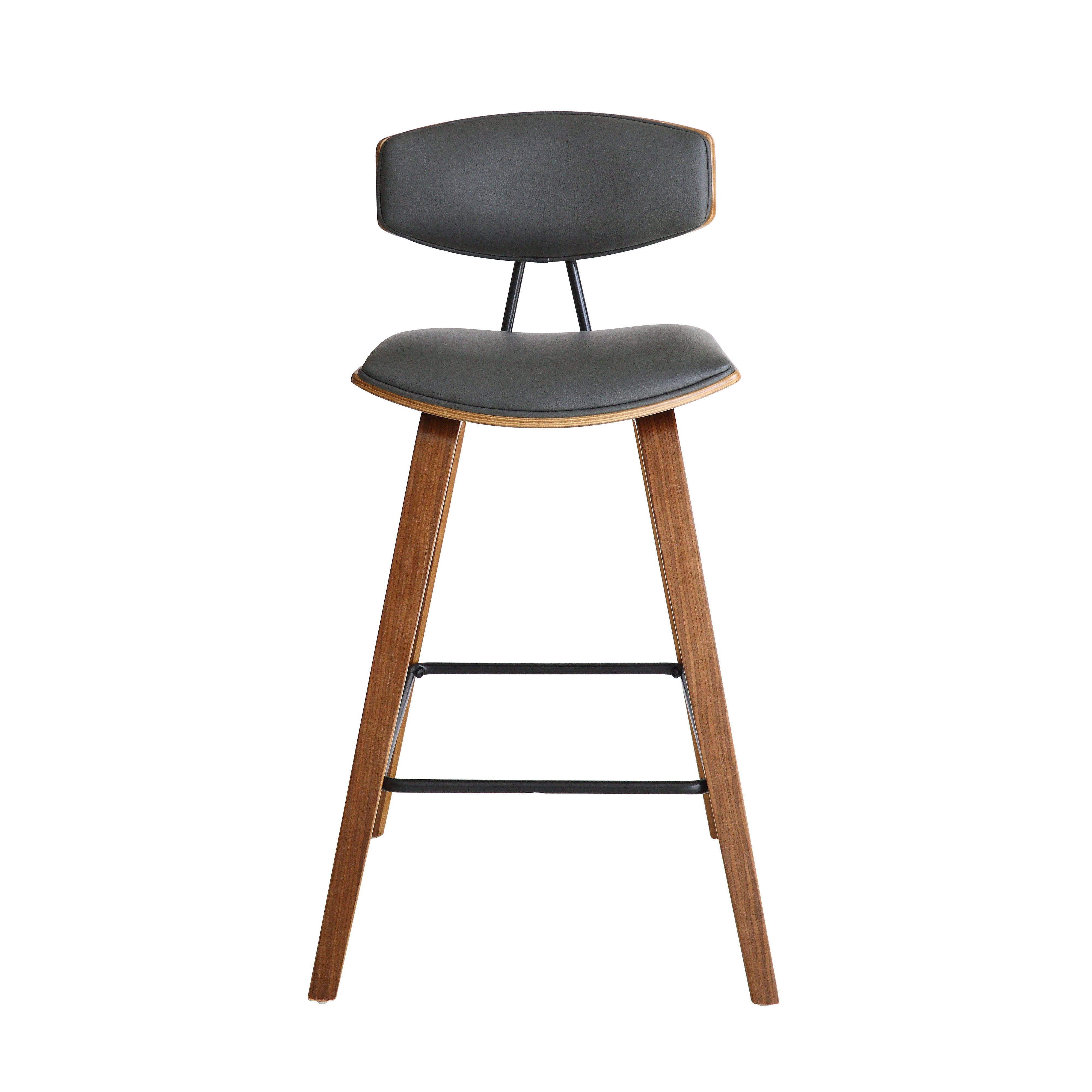 Fox - Mid-Century Bar Stool - Premium Counter Height (24"-27") from Armen Living - Just $202.50! Shop now at brett interiors