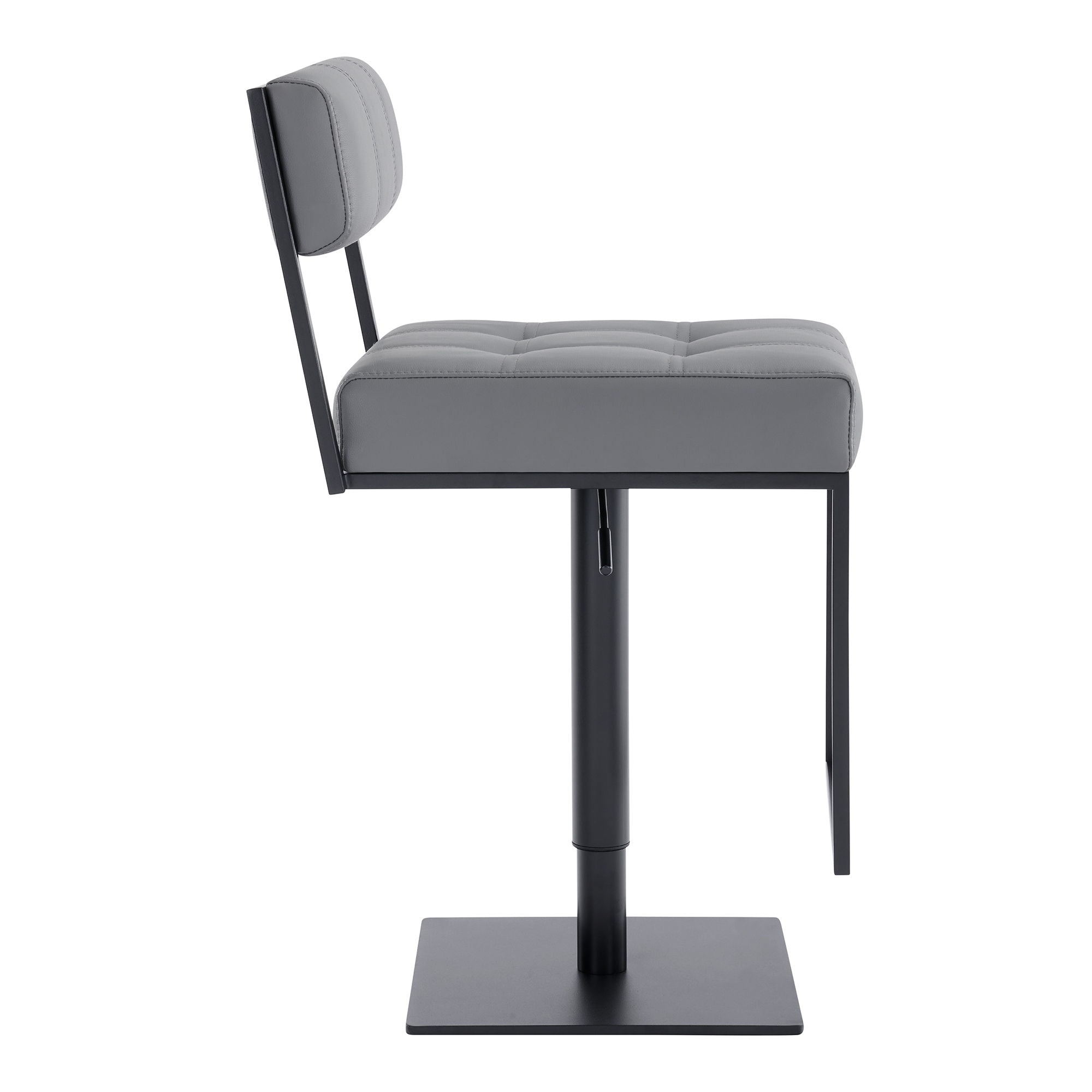 Michele - Swivel Adjustable Height Bar Stool - Premium Adjustable Height from Armen Living - Just $365! Shop now at brett interiors