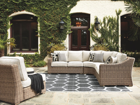 Beachcroft - Sectional Lounge Set - Premium 5 Piece Outdoor Sets from Signature Design by Ashley® - Just $5055.63! Shop now at brett interiors