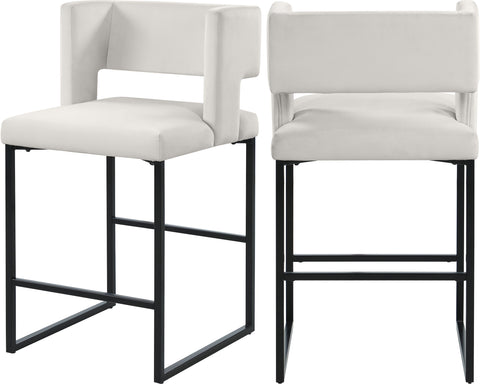 Caleb - Counter Stool (Set of 2) - Premium Stool Sets from Meridian Furniture - Just $650! Shop now at brett interiors