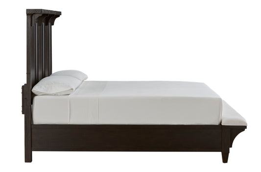 Sierra - Complete Lighted Panel Bed With Upholstered Footboard - Premium Panel Beds from Magnussen Furniture - Just $1667! Shop now at brett interiors