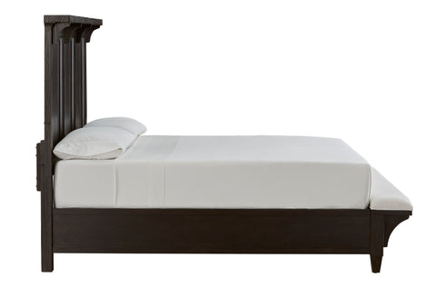 Sierra - Complete Lighted Panel Bed With Upholstered Footboard - Premium Panel Beds from Magnussen Furniture - Just $1667! Shop now at brett interiors