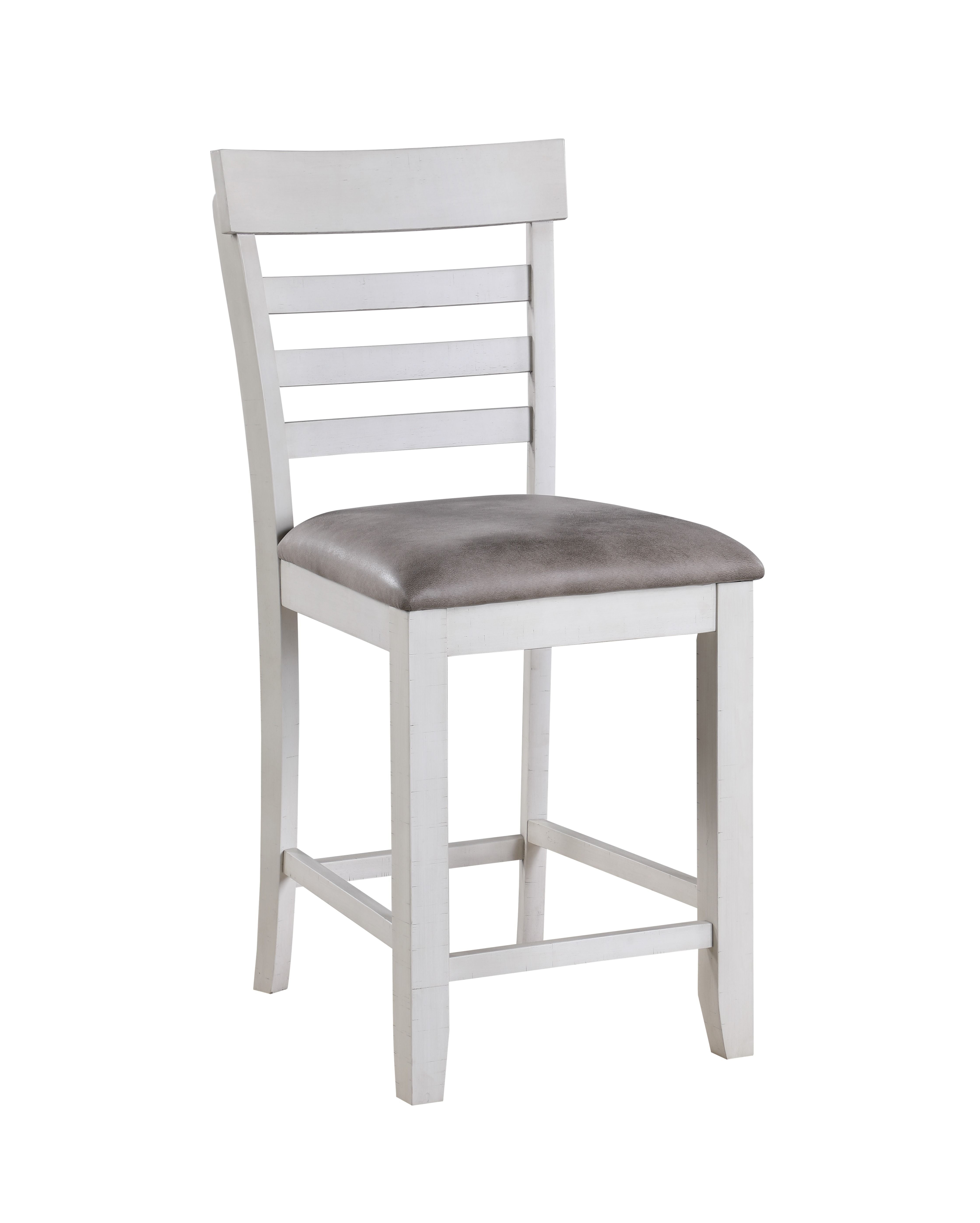 Richland - Counter Chair (Set of 2) - White - Premium Chair Sets from New Classic - Just $275! Shop now at brett interiors