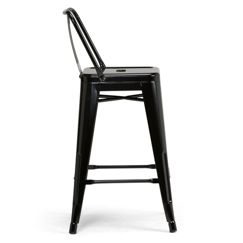 Rayne - 30" Metal Bar Stool - Premium Stool Sets from Simpli Home - Just $180! Shop now at brett interiors