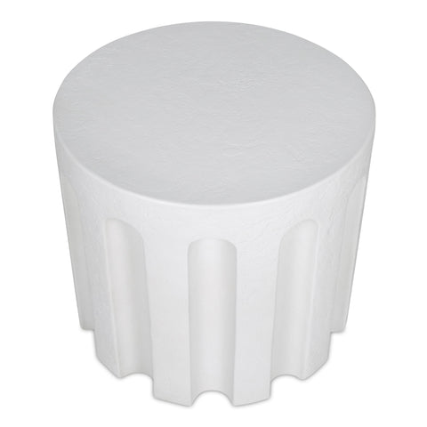 Eris - Outdoor Accent Table - White - Premium Side Tables from Moe's Home Collection - Just $1222.50! Shop now at brett interiors