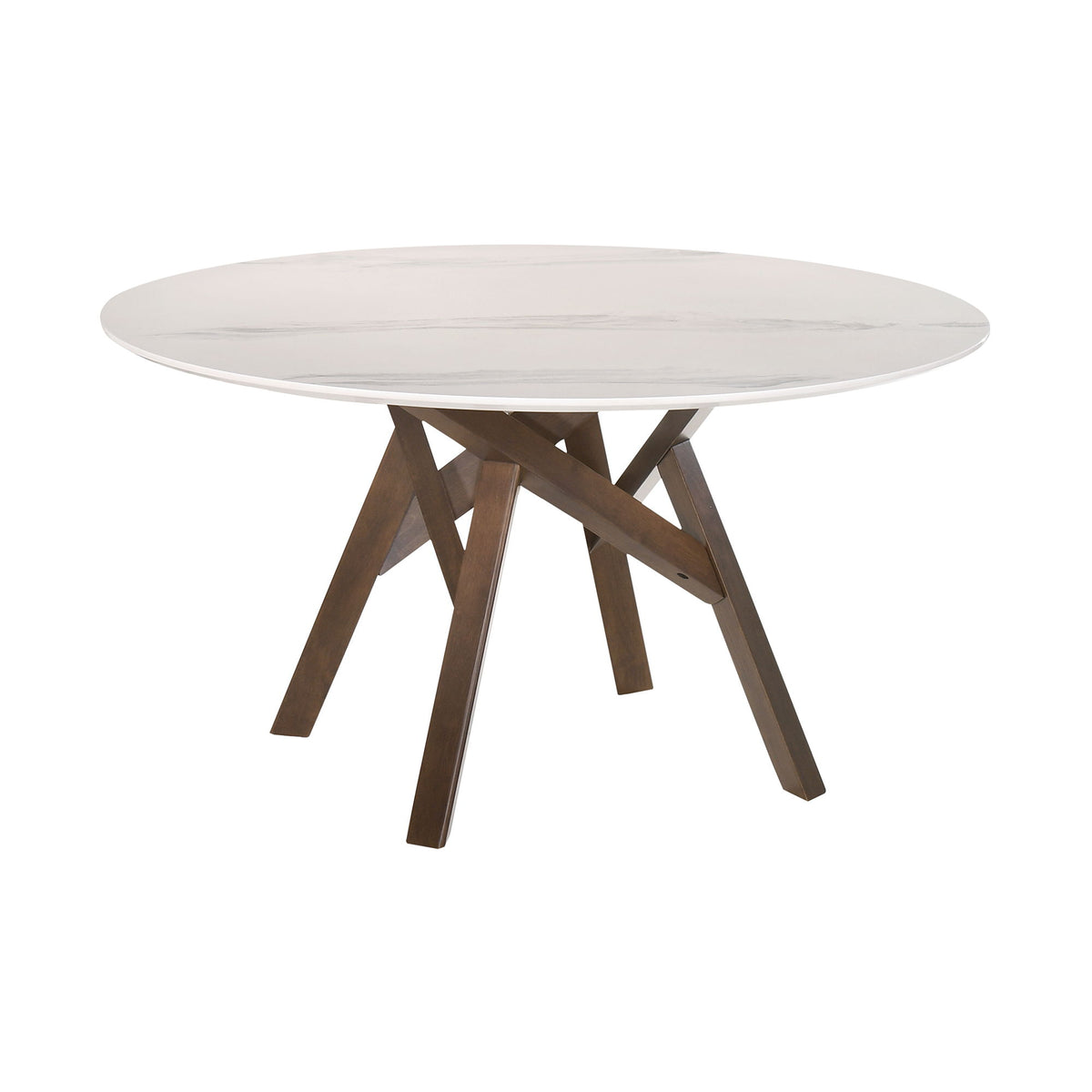 Venus - Round Mid-Century Modern Dining Table - Premium Dining Tables from Armen Living - Just $1117.50! Shop now at brett interiors