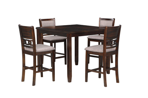 Gia - Square Counter Table Set - Premium 5 Piece Dining Room Sets from New Classic - Just $597.50! Shop now at brett interiors