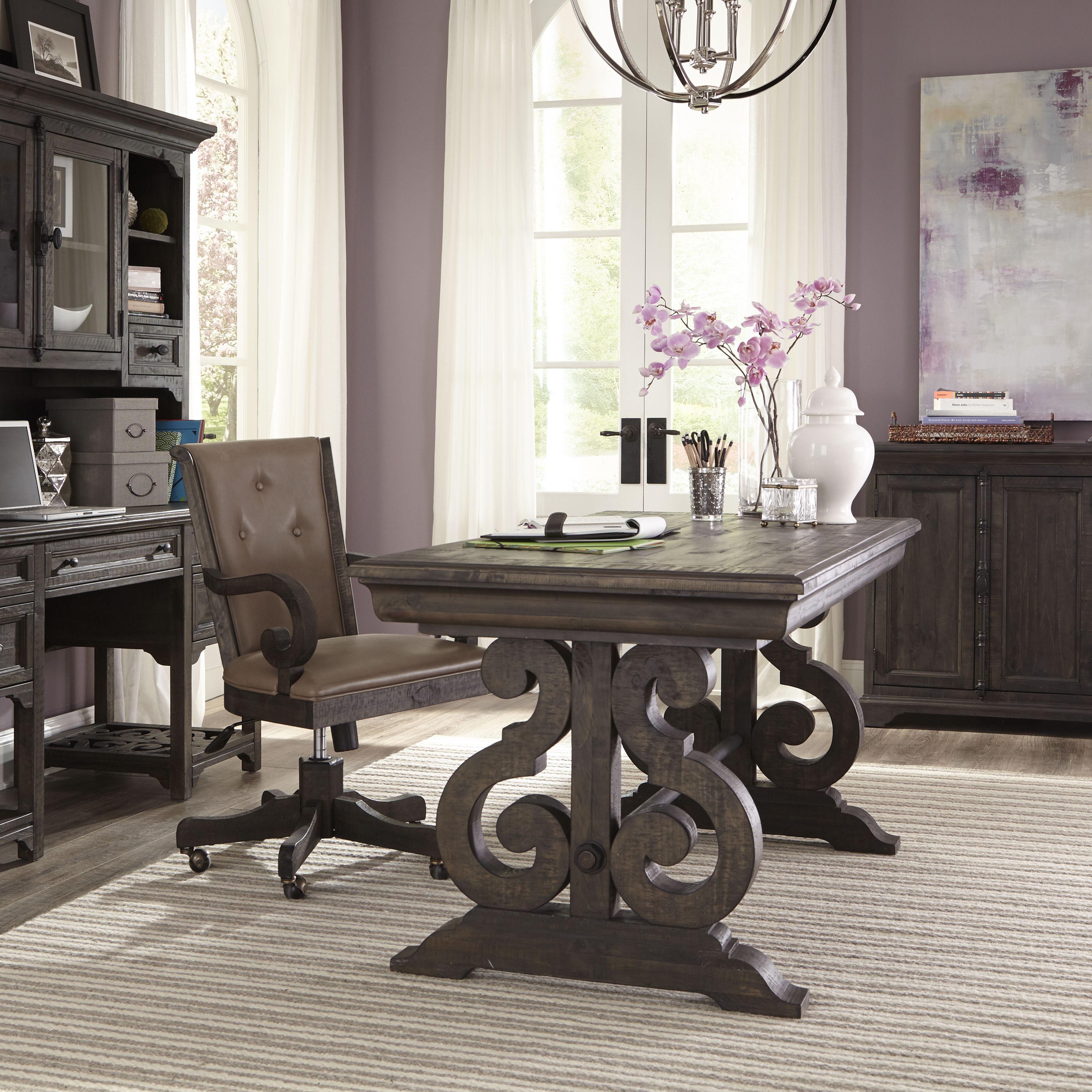 Bellamy - Writing Desk - Peppercorn - Premium Writing Desks from Magnussen Furniture - Just $1388! Shop now at brett interiors