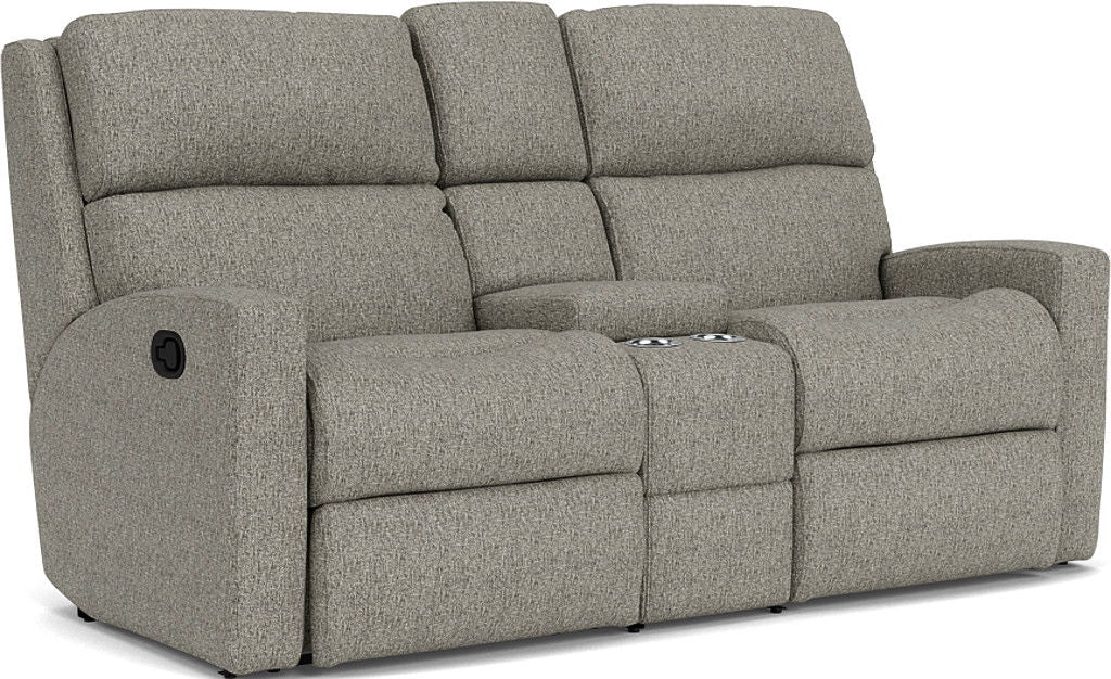 Catalina - Reclining Loveseat with Console - Premium Reclining Loveseats from Flexsteel - Just $2562.50! Shop now at brett interiors