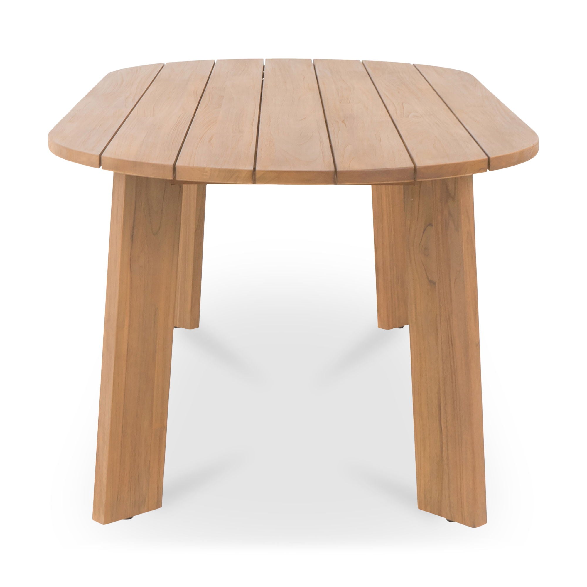 Delta - Oval Outdoor Dining Table - Natural - Premium Dining Tables from Moe's Home Collection - Just $5622.50! Shop now at brett interiors