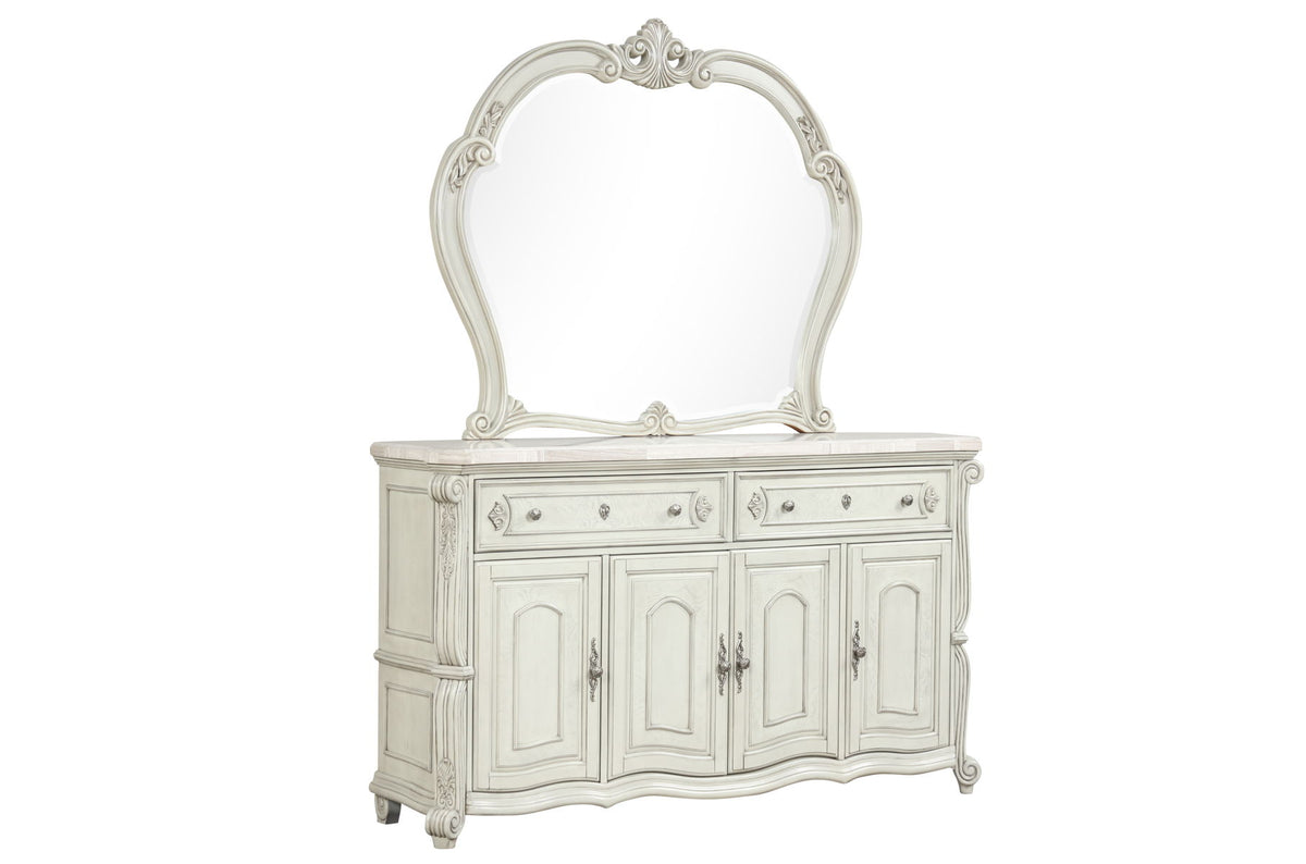 Bianello - Server - Vintage Ivory - Premium Servers from New Classic - Just $1372.50! Shop now at brett interiors