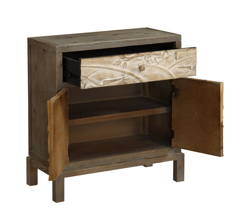 Bannock - One Drawer Two Door Cabinet - Treasures Weathered Natural - Premium Accent Cabinets from Coast2Coast Home - Just $1320! Shop now at brett interiors