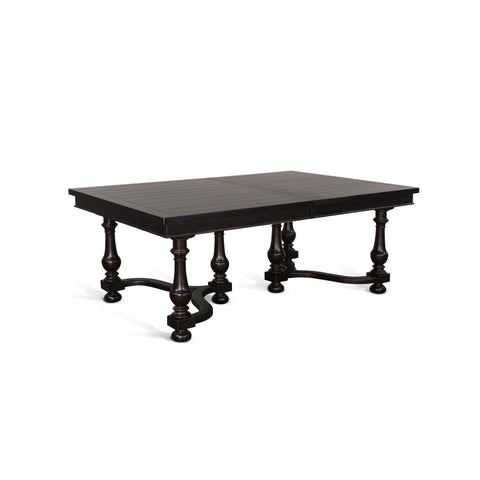 Scottsdale - Extension Table With 2 Leaves - Black - Premium Dining Tables with Extensions from Sunny Designs - Just $1624! Shop now at brett interiors