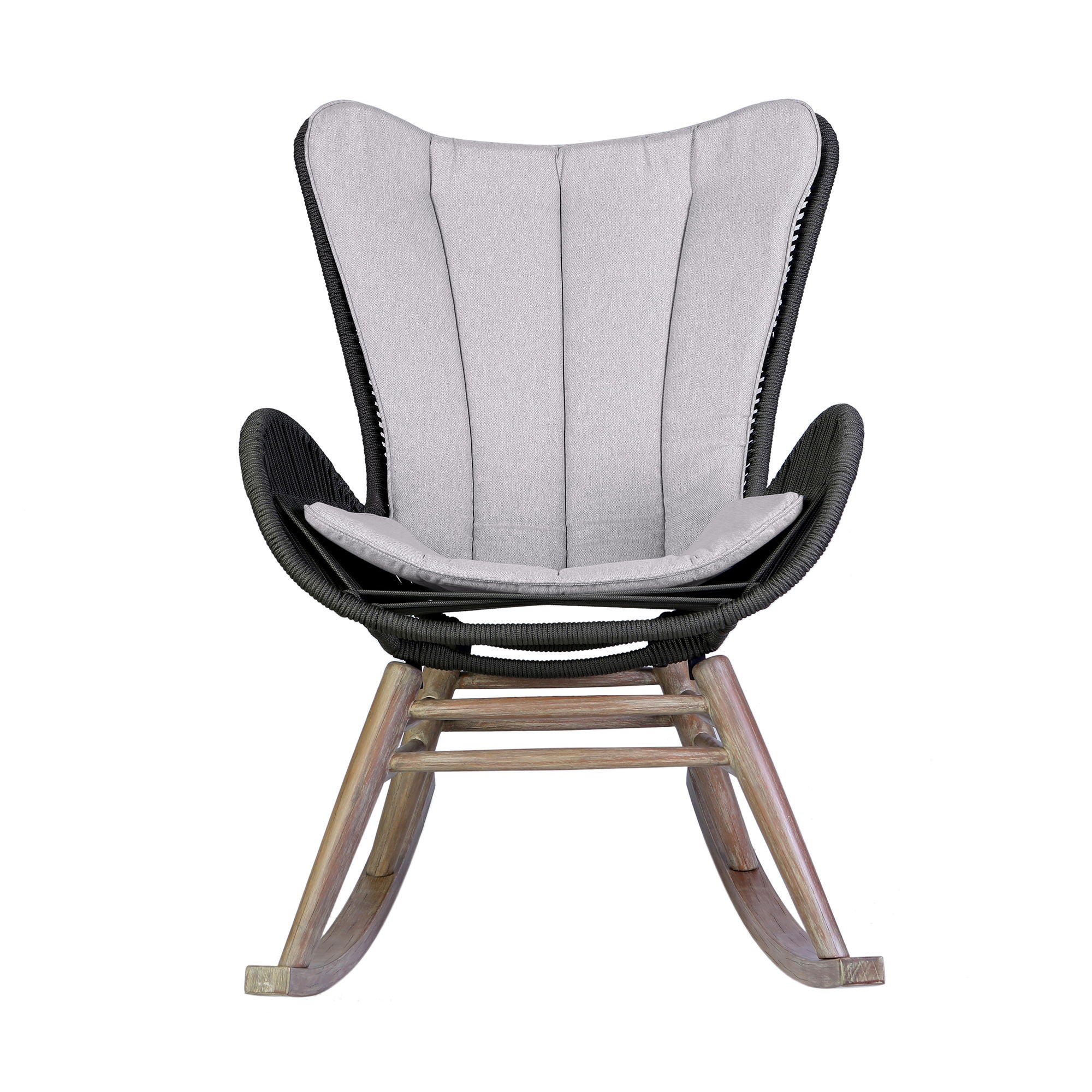 Mateo - Outdoor Patio Rocking Chair - Premium Rocker Chairs from Armen Living - Just $915! Shop now at brett interiors