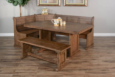 Doe Valley - Breakfast Nook Set - Dark Brown - Premium 4 Piece Dining Room Sets from Sunny Designs - Just $1669! Shop now at brett interiors