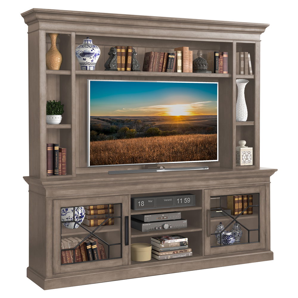 Sundance - Console with Hutch & Backpanel - Premium Entertainment Centers from Parker House - Just $2497.50! Shop now at brett interiors