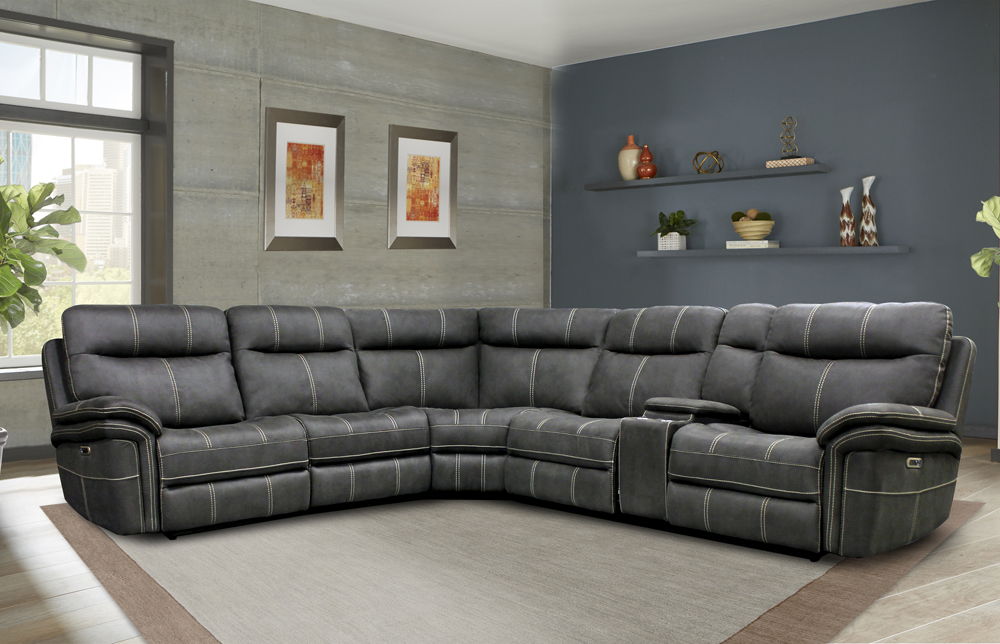 Mason - 6 Piece Modular Power Reclining Sectional - Premium Reclining Sectionals from Parker Living - Just $3122.50! Shop now at brett interiors