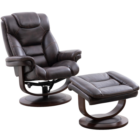 Monarch - Manual Reclining Swivel Chair and Ottoman - Premium Reclining Chair & Ottoman from Parker Living - Just $947.50! Shop now at brett interiors