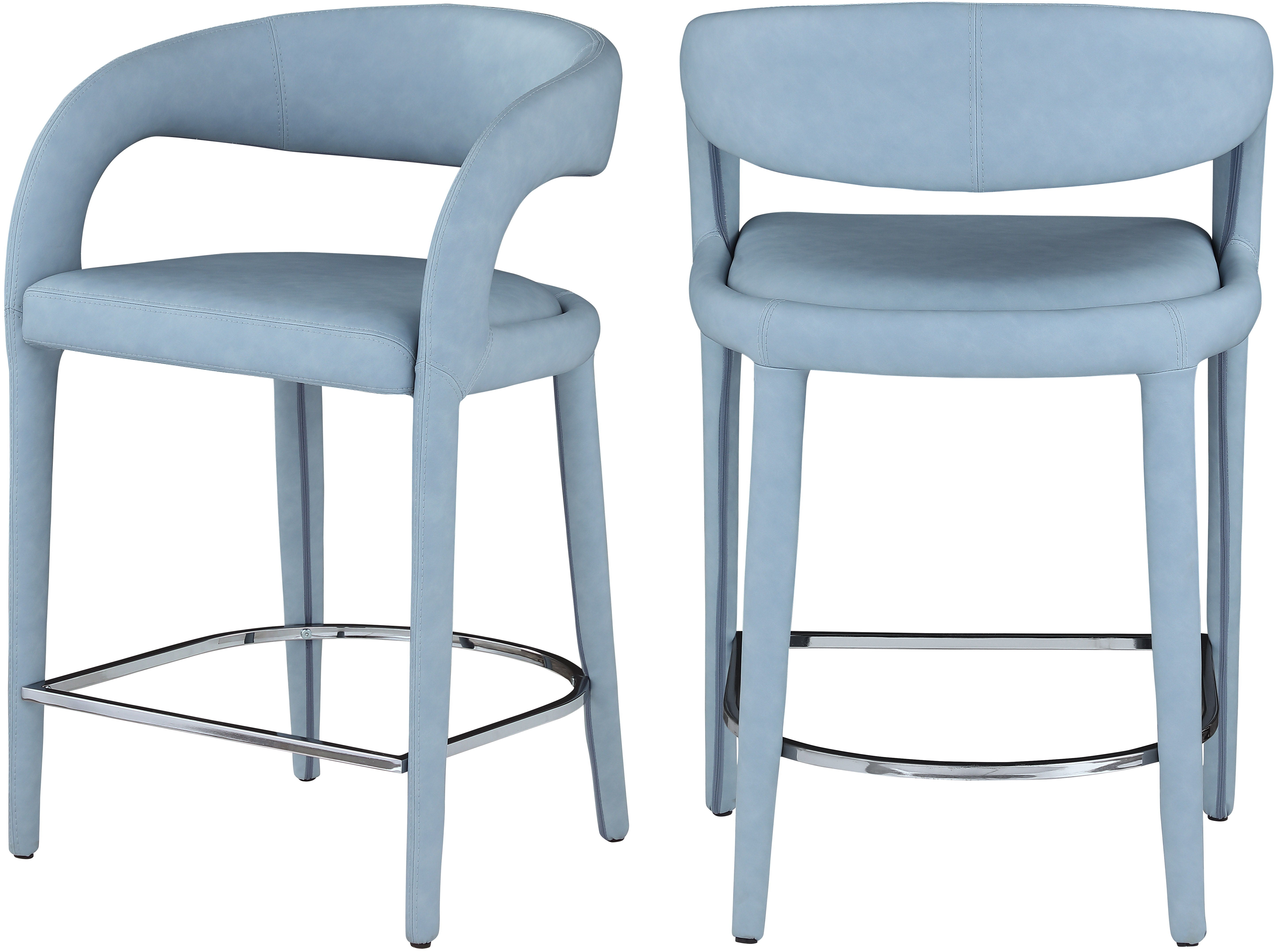 Sylvester - Stool - Premium Adjustable Height from Meridian Furniture - Just $575! Shop now at brett interiors