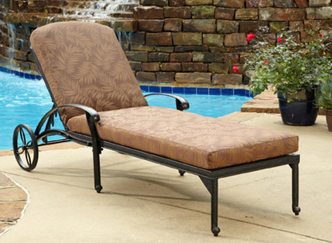 Capri - Outdoor Chaise Lounge - Dark Gray - Premium Chaises from Homestyles - Just $2239.98! Shop now at brett interiors