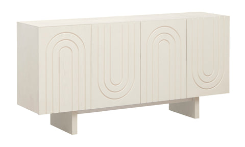 Windham - Four Door Credenza - Cream - Premium Credenzas from Coast2Coast Home - Just $4125! Shop now at brett interiors