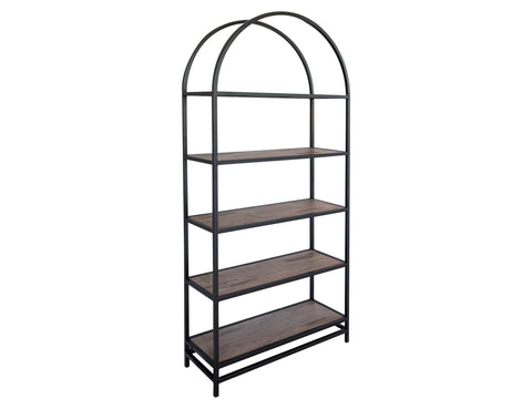 Blacksmith - Bookcase - Truffle Brown / Oil Black - Premium Standard Bookcases from International Furniture Direct - Just $812.50! Shop now at brett interiors