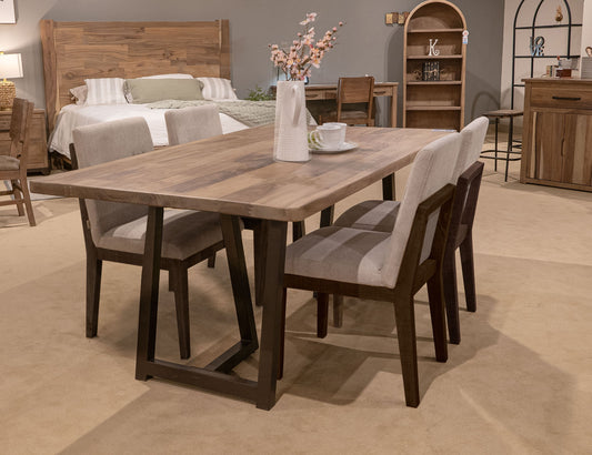 Natural Parota - Table - Light Brown - Premium Dining Tables from International Furniture Direct - Just $1400! Shop now at brett interiors