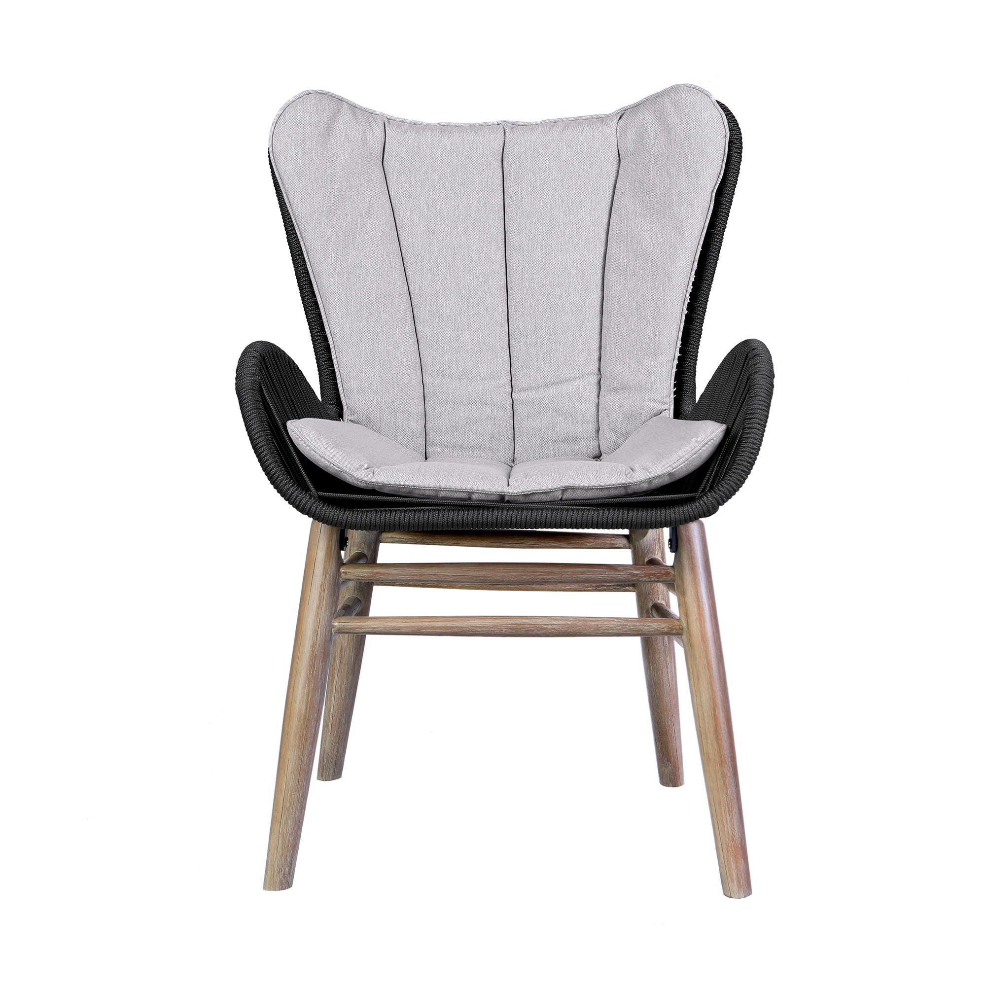 Mateo - Outdoor Patio Dining Chair - Premium Dining Chairs from Armen Living - Just $690! Shop now at brett interiors