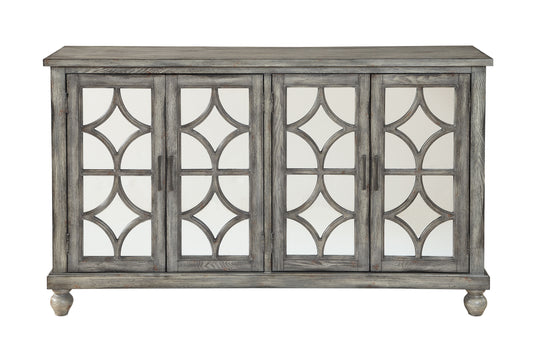 Daria - Four Door Credenza - Catskill Gray - Premium Credenzas from Coast2Coast Home - Just $3300! Shop now at brett interiors