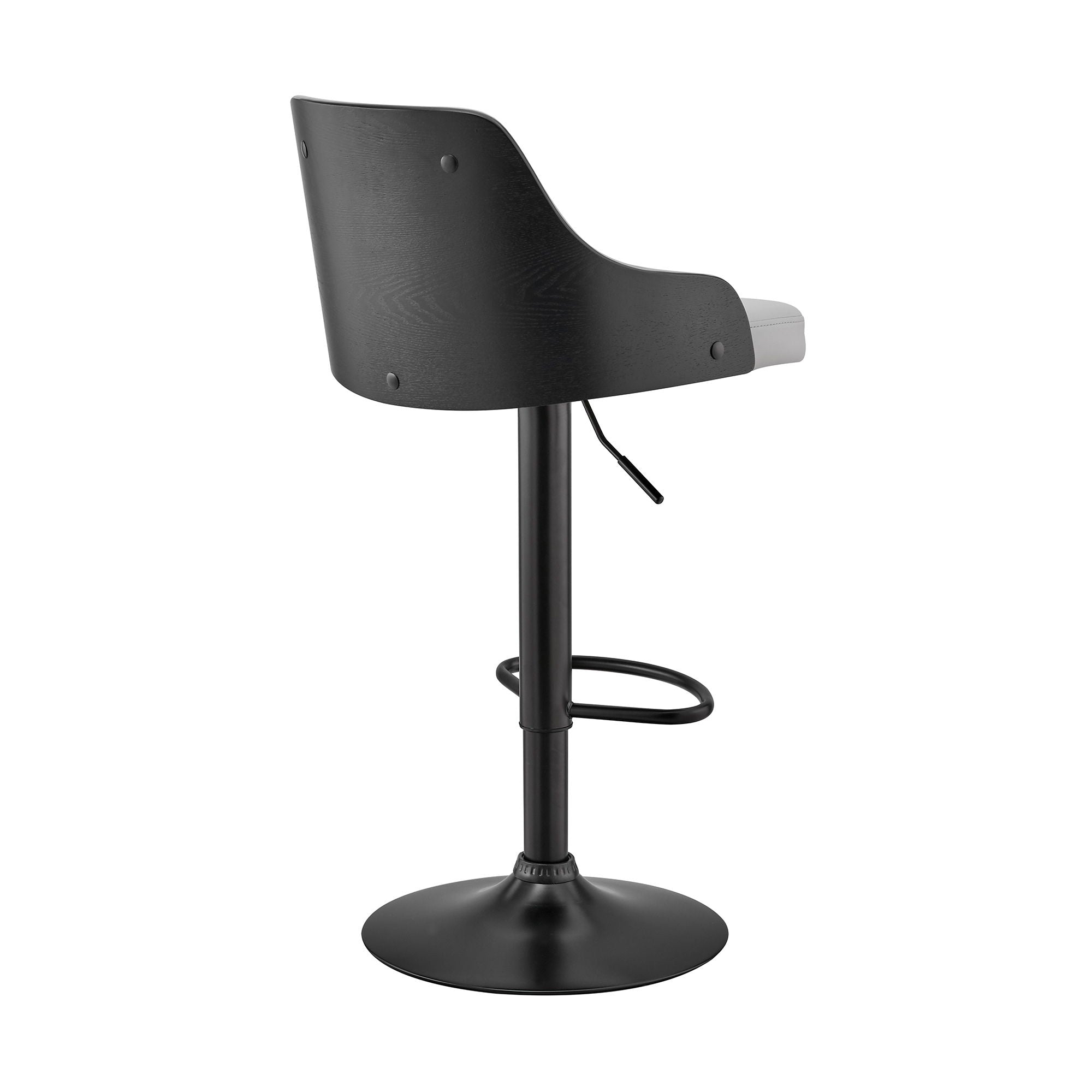 Asher - Adjustable Bar Stool - Premium Adjustable Height from Armen Living - Just $200! Shop now at brett interiors