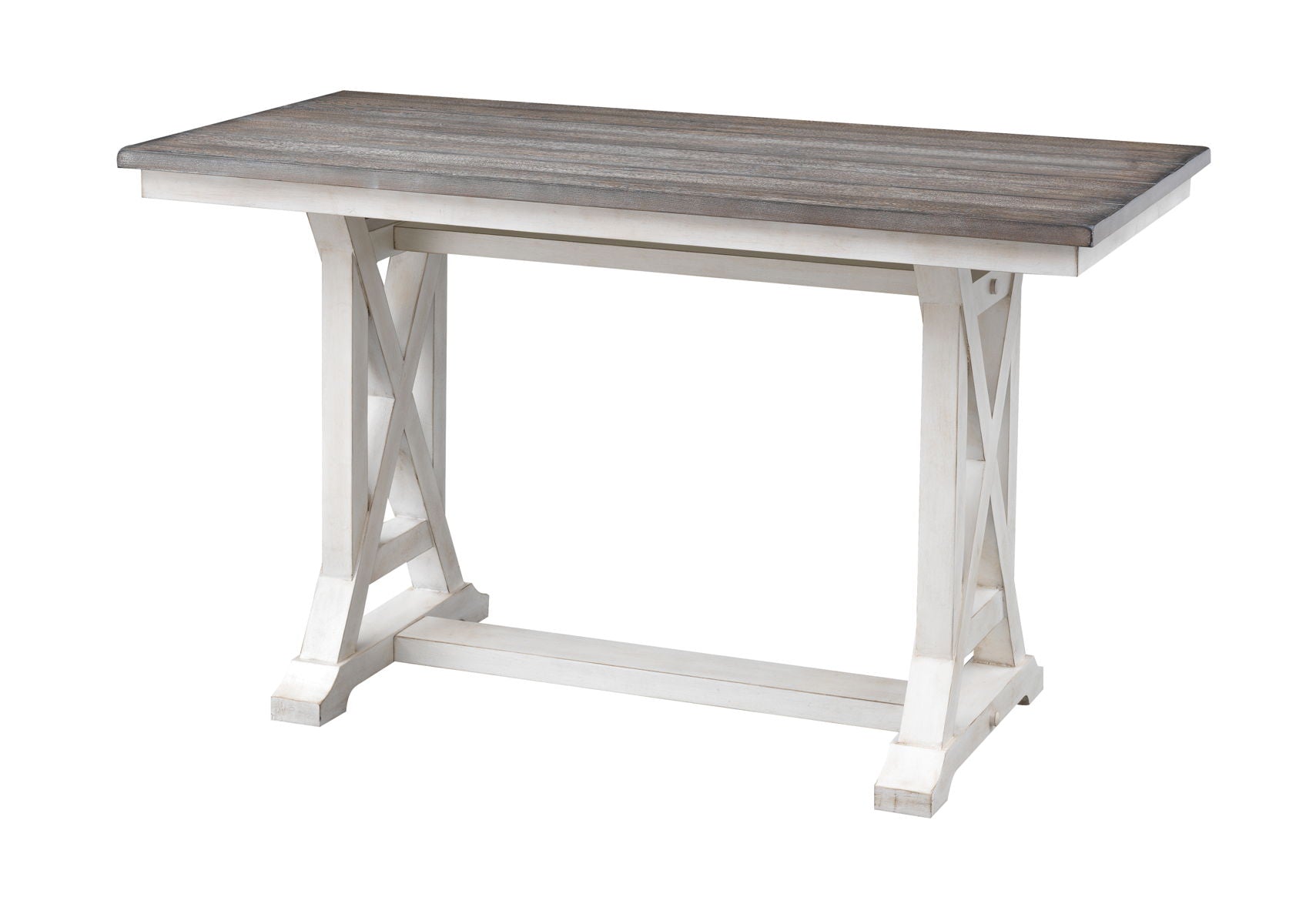 Bar Harbor II - Accent Side End Table With Plank Style Top And Trestle Base - Premium Dining Tables from Coast2Coast Home - Just $1402.50! Shop now at brett interiors