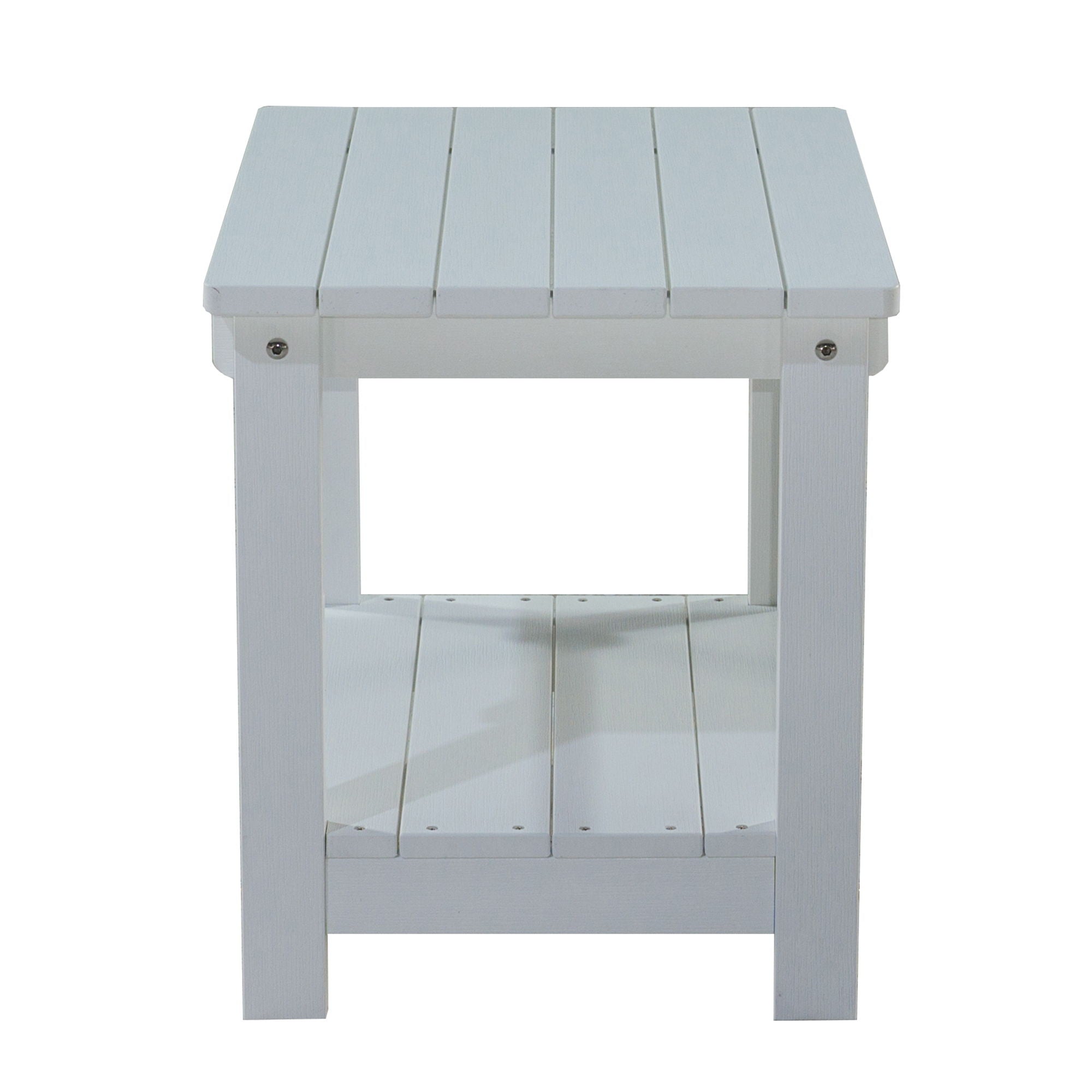 Key West - Weather Resistant Outdoor Indoor Plastic Wood End Table - Premium End Tables from Gather Craft - Just $123! Shop now at brett interiors