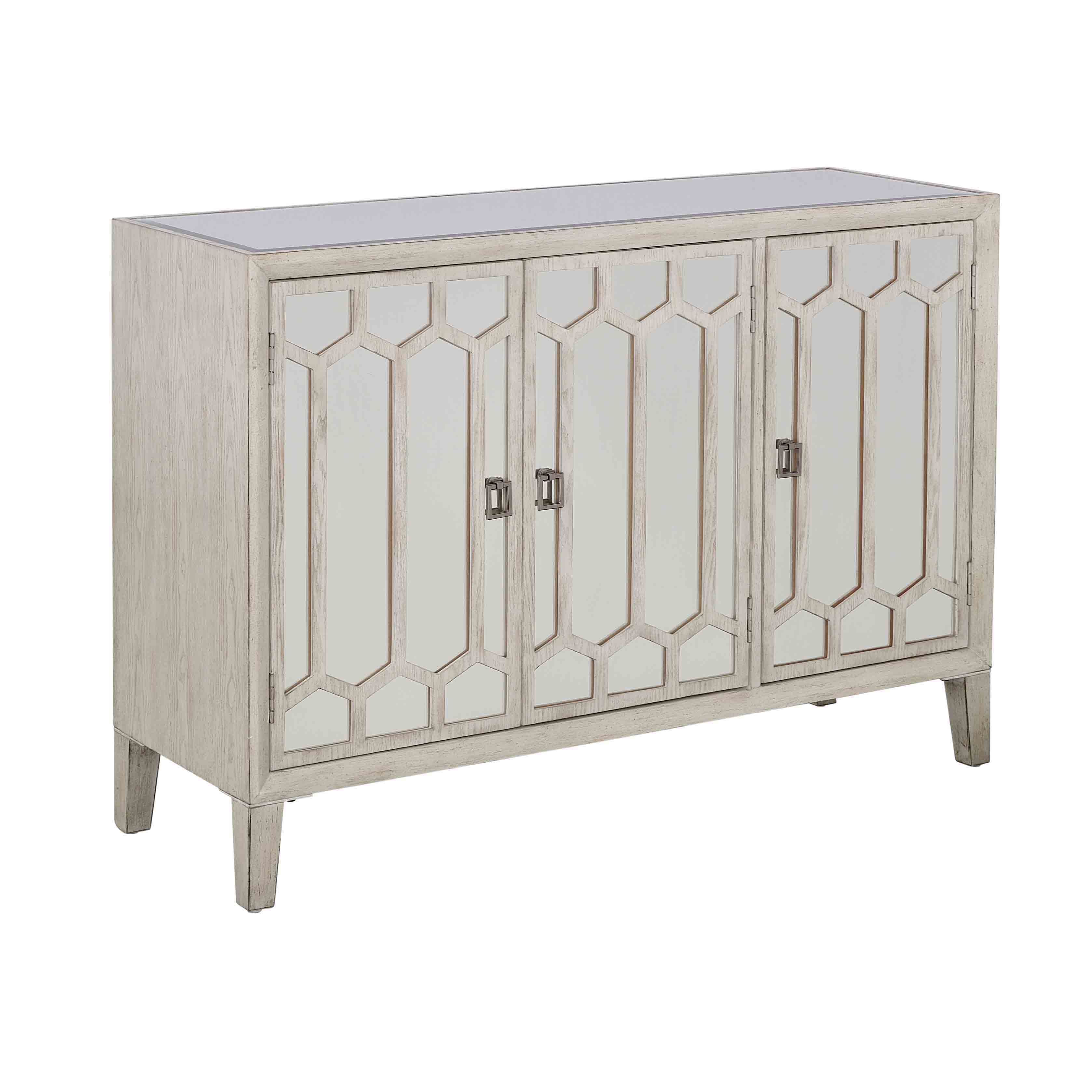 Windsor - Three Door Credenza - Burnished White - Premium Credenzas from Coast2Coast Home - Just $3465! Shop now at brett interiors