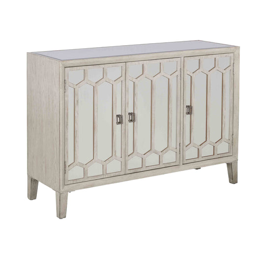 Windsor - Three Door Credenza - Burnished White - Premium Credenzas from Coast2Coast Home - Just $3465! Shop now at brett interiors