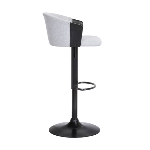 Lydia - Adjustable Wood Bar Stool - Premium Adjustable Height from Armen Living - Just $197.50! Shop now at brett interiors