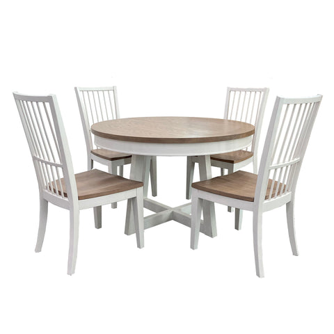 Americana Modern Dining - Round Dining Table - Cotton - Premium Dining Tables from Parker House - Just $622.50! Shop now at brett interiors