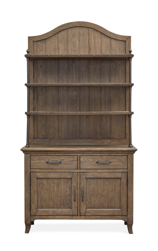 Roxbury Manor - Hutch - Dark Brown - Premium Hutches & Buffets from Magnussen Furniture - Just $757.50! Shop now at brett interiors