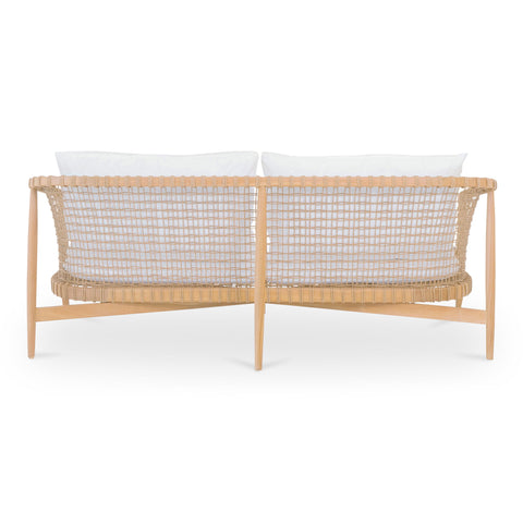 Kuna - Outdoor Sofa - White - Premium Sofas from Moe's Home Collection - Just $6247.50! Shop now at brett interiors