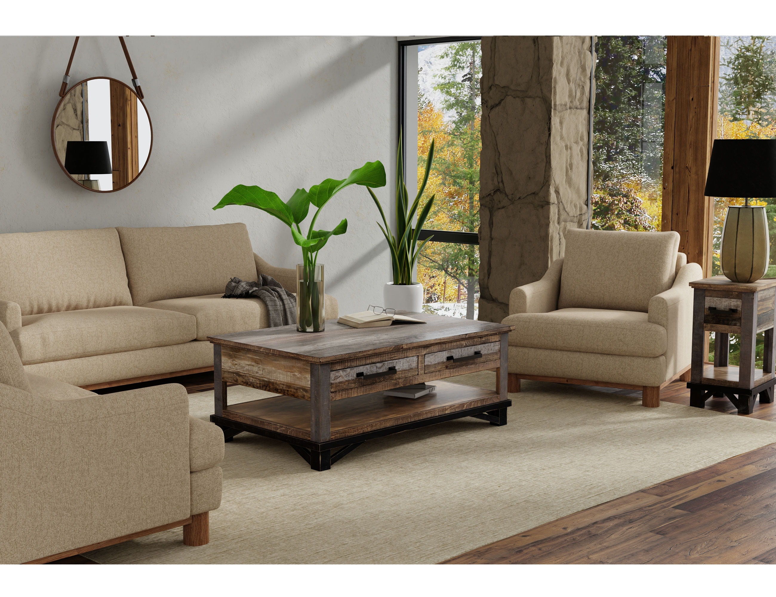 Olimpia - Loveseat - Premium Stationary Loveseats from International Furniture Direct - Just $1375! Shop now at brett interiors